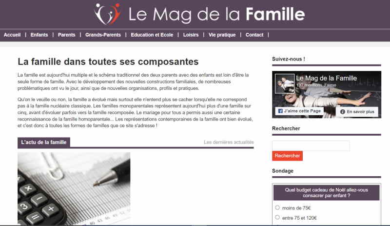 Blog famille Le Mag de la Famille