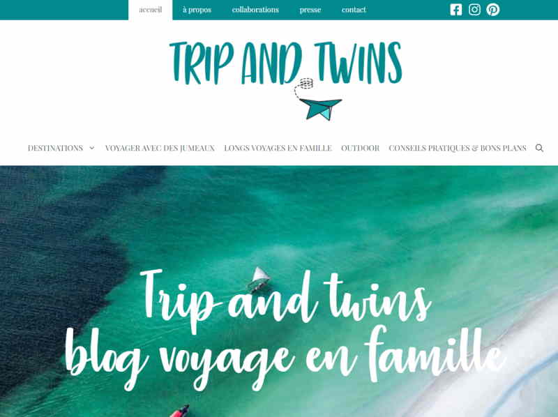 Blog parental Trip and Twins pour voyage avec des jumeaux