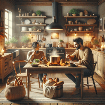 cuisiner en couple des plats hygge